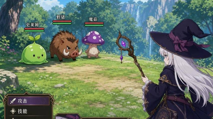 魔女秘药 角色路线 演示图 4