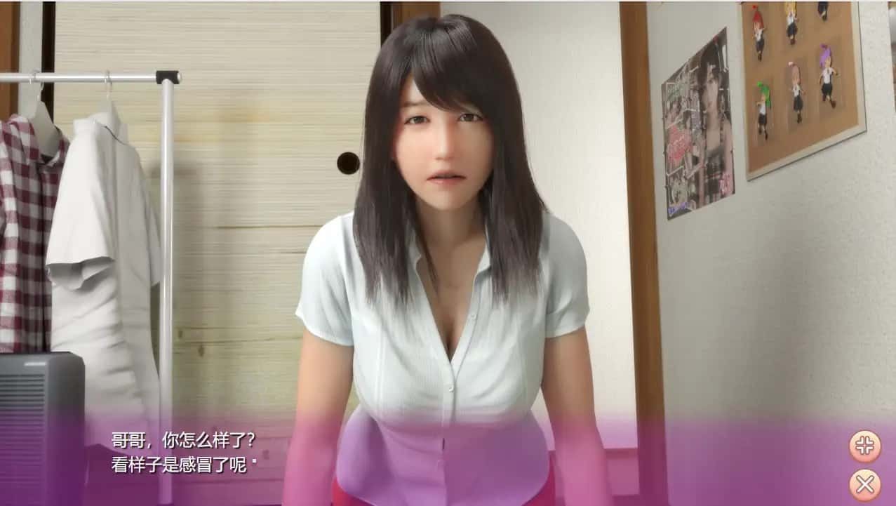 死宅与天使和奇怪的家 操作界面 演示图 1