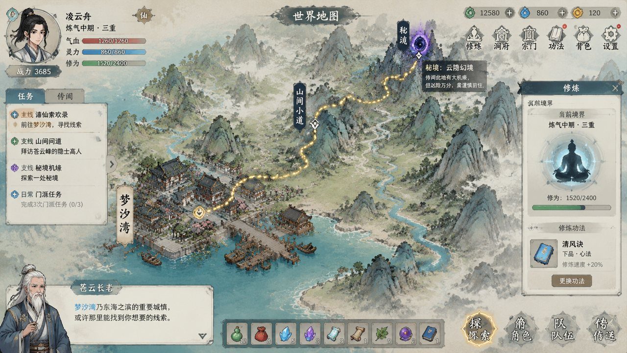 谪仙索欢录 支线内容 玩法截图 8