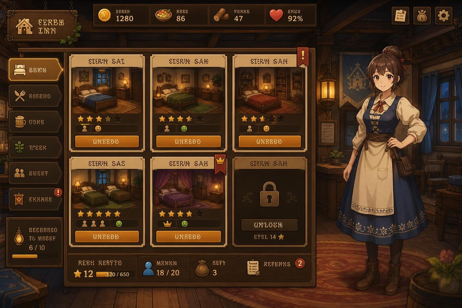 转生居酒屋 旅店管理 玩法截图 6